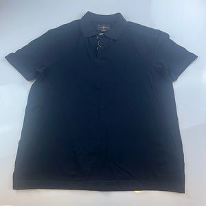 Black Brown 1826 Polo Shirt S79-48